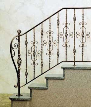 Лестничные ограждения из стали